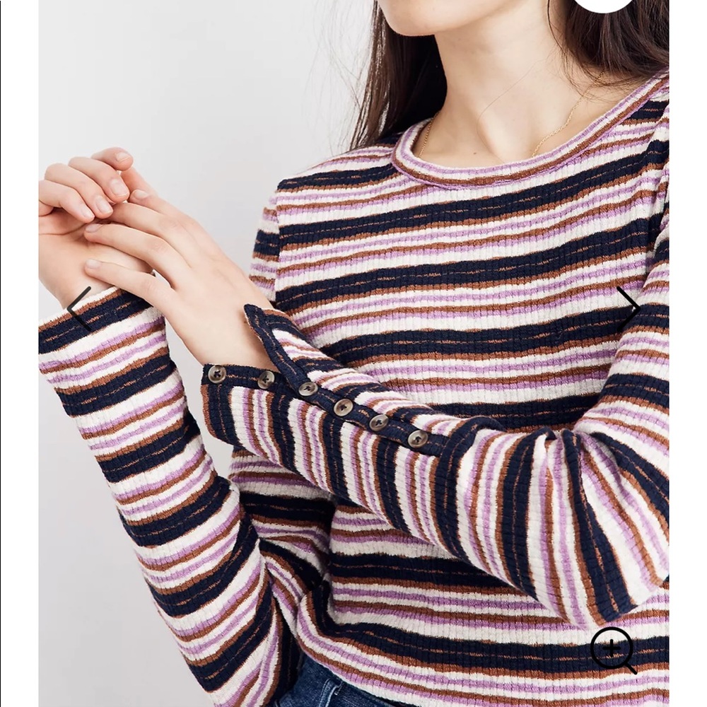 Madewell Elsie Striped Long Sleeve - Picture 3 of 9